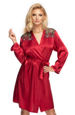 Load image into Gallery viewer, Irall Elodie Dressing Gown Burgundy
